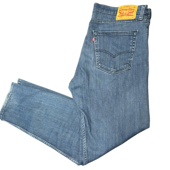 Levi’s 502 Regular Taper Jeans Men’s 36x34 Mid Wash - Picture 1 of 7